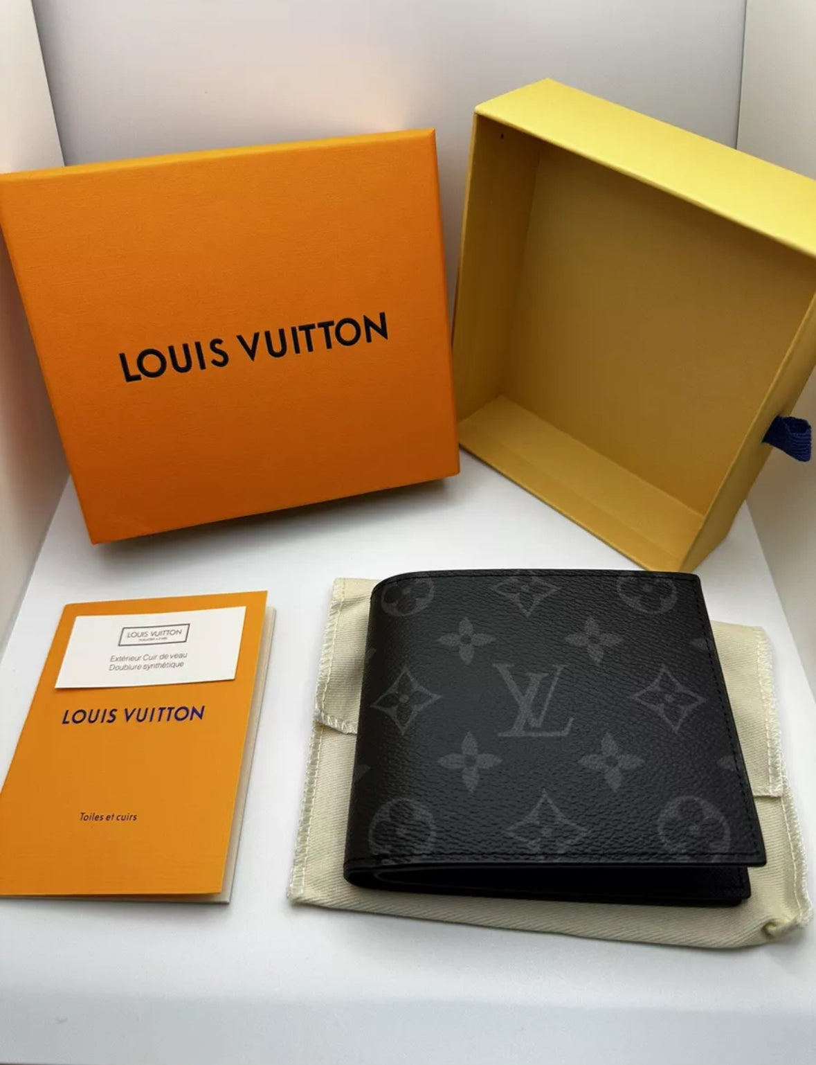 Louis Vuitton Slender Wallet Monogram Eclipse