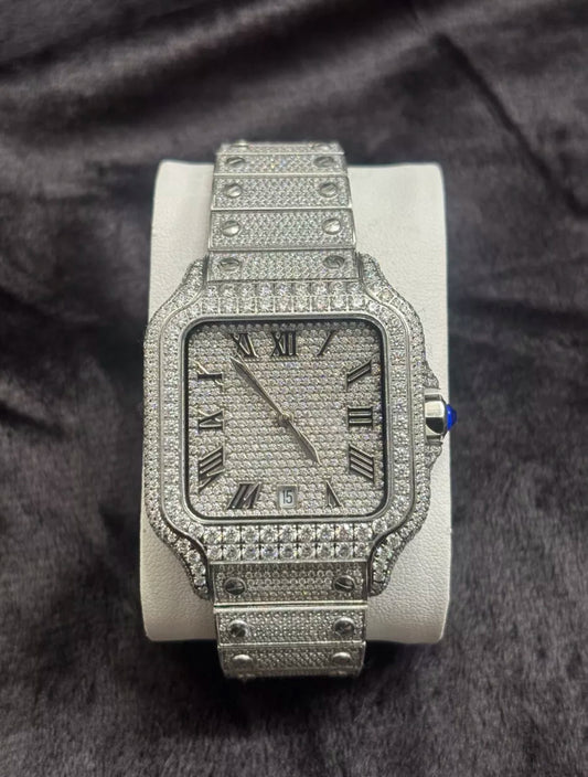 Moissanite Watch (passes diamond tester)